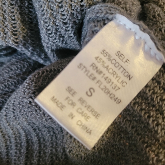 Hyfve boutique cropped gray sweater - Picture 8 of 8